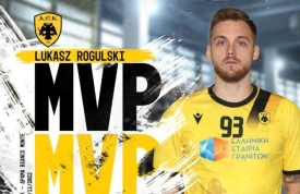 ΑΕΚ: Ο Λούκας Ρογκούλσκι Physiosteo Team MVP του αγώνα με την Δράμα